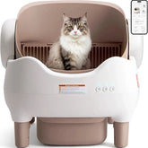 Smart Self-Cleaning Cat Litter Box with App Control – Automatic Odor-Free Litter Solution for Multiple Cats Tektoty